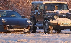 Porsche 911 vs. Jeep Wrangler Snow Autocross Battle Has Surprising Ending