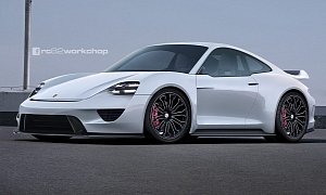 Porsche 911 with Mission E Front Fascia Makes for One Electric Mashup