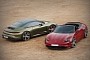 Porsche 911E Is the Result of Seamlessly Blending a 992 Cabrio With Taycan EV