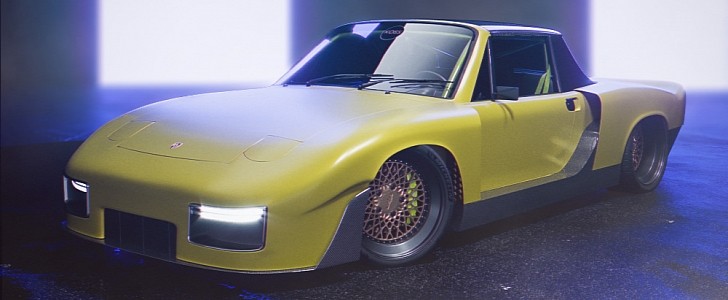 photo of Porsche 914 Digital Widebody Gives JDM Flair to the Controversial German Model image