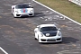 Porsche 918 Chases a 911 Turbo on the Nurburgring