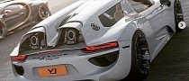 Porsche 918 Sport Turismo Rendered as the Impossible Shooting Brake