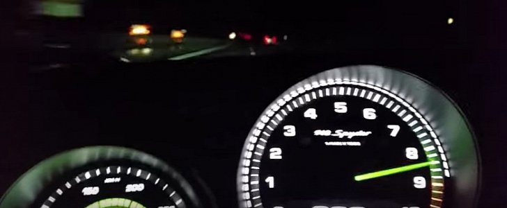 Porsche 918 Spyder Autobahn Night Trip