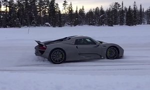 Porsche 918 Spyder Goes “Driftin’ Finland” During Porsche Driving Experience