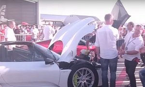 Porsche 918 vs. Koenigsegg CCR Spyder Roof Removal Battle Will Make You Sweat