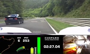Porsche 919 Evo Gets Passed By Amazing E36 BMW in Nurburgring Record Parody