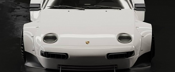 Porsche 928 "Mighty Mouse" (rendering)