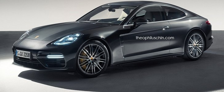 New Porsche Panamera Coupe Rendered as Modern-Day 928