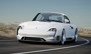 Porsche 959 Meets Mission E in Bewitching Retro-Futuristic Mashup