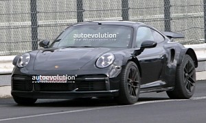 Porsche 991 Turbo Mule With Safari Look Is Not What You Think at First