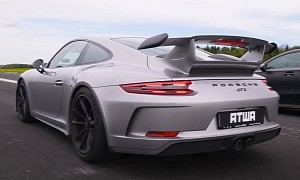 Porsche 991.2 GT3 Drag Races Tuned Mercedes-AMG A45 S, Three Runs Are Required