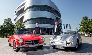 Porsche And Mercedes-Benz Museums Swap Classics And Come Up With Cool Offer
