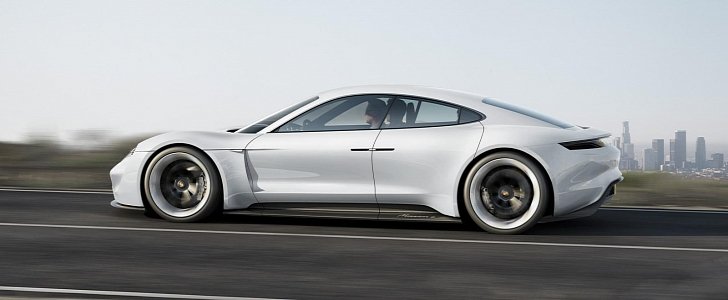 Porsche Mission E Concept - a preview of the first electric model from the brand