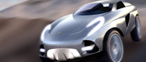 Porsche Cajun Rendering Comes from Another Planet