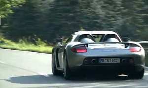 Porsche Carrera GT Autobahn Drive Video