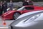 Porsche Carrera GT Drag Races Ferrari F50 at Secret Swiss Supercar Meet
