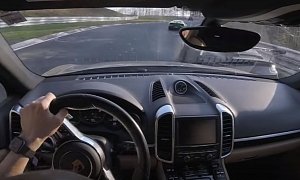 Porsche Cayenne Diesel Passing GT3s, Huracan Performante on Nurburgring Is Wild