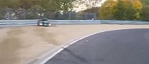 Porsche Cayman Crashes On Top of Cayman GT4 in Megane RS Nurburgring Fluid Spill