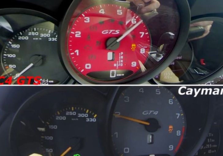 Porsche Cayman GT4 vs 911 Carrera 4 GTS