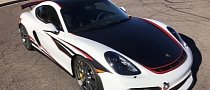 Porsche Cayman GT4 Gets Tricolor Race Livery, Looks Amazing