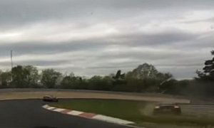 Porsche Cayman GT4 Has 200 KPH Nurburgring Crash while Running from BMW M3
