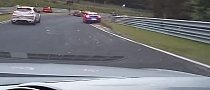 Porsche Cayman GT4 Nearly Hits Megane RS, a Nurburgring Crash Avoidance Lesson