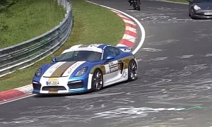 Porsche Cayman GT4 Owner Builds "GT4 RS", Hits the Nurburgring