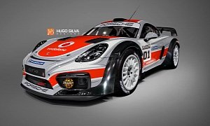 Porsche Cayman GT4 Rally Car Rendered as The Racecar We Need Right Now