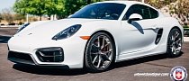 Porsche Cayman GTS on HRE Wheels Looks Technical <span>· Photo Gallery</span>