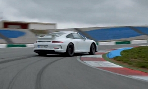 Porsche Drifts the 911 GT3 to Showcase Technical Goodies