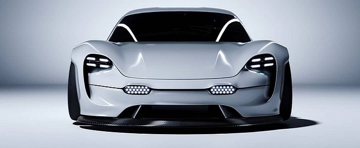photo of Porsche Electric Sportscar Rendered, Looks Like a Taycan Gone Rallying image