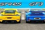 Porsche Family Feud: Cayman 718 GT4 RS Drag Races the 911 GT3