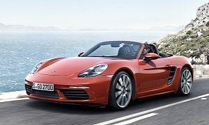 Porsche Finally Reveals the 718 Boxster with Turbo Flat-4 Engines and Sexy Looks