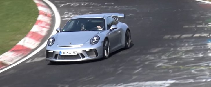 2018 Porsche 911 GT3 lapping the Nurburgring