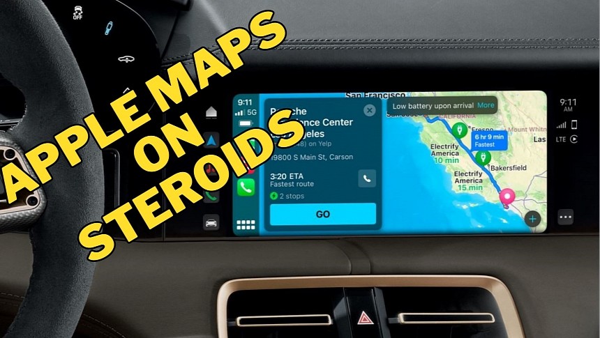 Apple Maps EV routing debuts in the second car... three years after launch