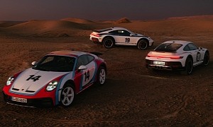 Porsche Launches Historic Decorative Wraps for the 911 Dakar, Which One's Your Favorite?