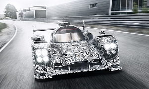 Porsche LMP1 Race Car Shown in New Pictures