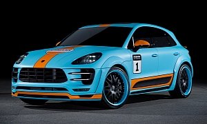 Porsche Macan Tuned by Hamann Gets Sports Gulf Racing Livery