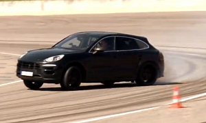 Porsche Macan Turbo Put Through Its Paces on the Track