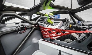 Porsche Misson R Electric Racecar Concept Highlights the Future of Interiors