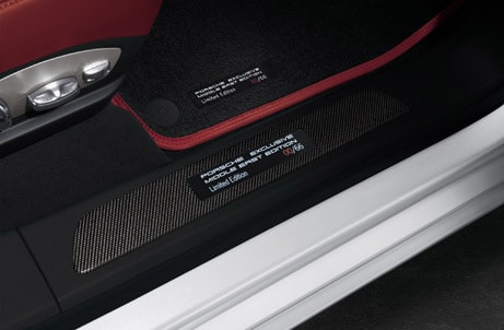 Each Panamera will have a unique plaque on the door sill