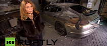 Porsche Panamera Catches Fire While Parked in Russian Family’s Garage