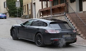 Porsche Panamera Shooting Brake First Spy Photos Show Sexy Performance Wagon