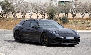 Porsche Panamera Shooting Brake Spied, Looks as You'd Expect