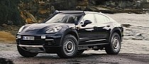 Porsche Panamera “Truck” With Old-School Steelies Drops a Virtual Sight to Behold