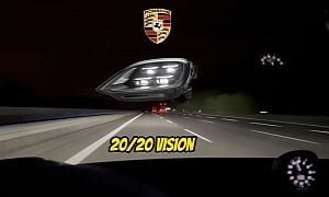 Porsche's New HD-Matrix Headlights Have a Nifty Anti-Pothole Feature