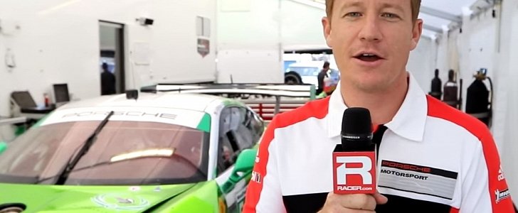 Porsche's Patrick Long Explaining 911 GT3 R Racecar