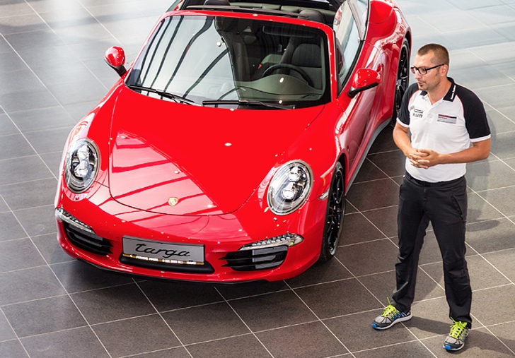 Porsche Works Driver Tomas Duplinsky