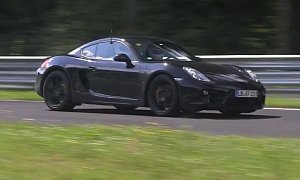 Porsche's Turbo 4-Cylinder Sounds Really Good on This Cayman