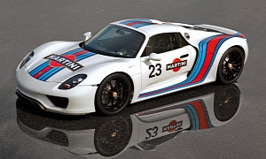 Porsche Says Martini 918 Prototype Celebrates Partnership